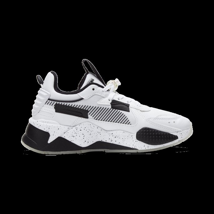 Rs-x Siste Runde Store Barnejoggesko Puma På Tilbud Hvit-svart