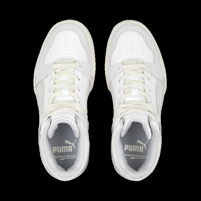 Hvit-frosted Elfenben-grå Puma På Tilbud Slipstream Hi Sparsomme Joggesko Kvinner