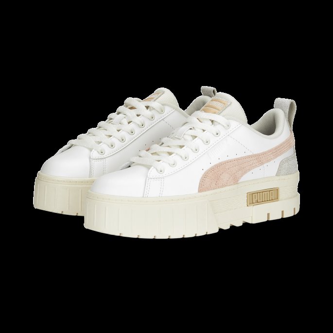 Mayze Sparsomme Joggesko Kvinner Puma På Tilbud Varm Hvit