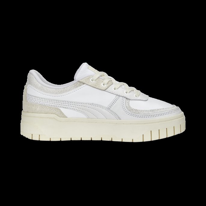 Puma På Tilbud Cali Dream Thrifted Joggesko Kvinner Hvit-urørt-frosted Elfenben