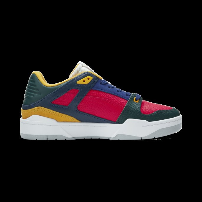 Puma På Salg Slipstream New Heritage Joggesko Rød-varsity Grønn-flammende Blå