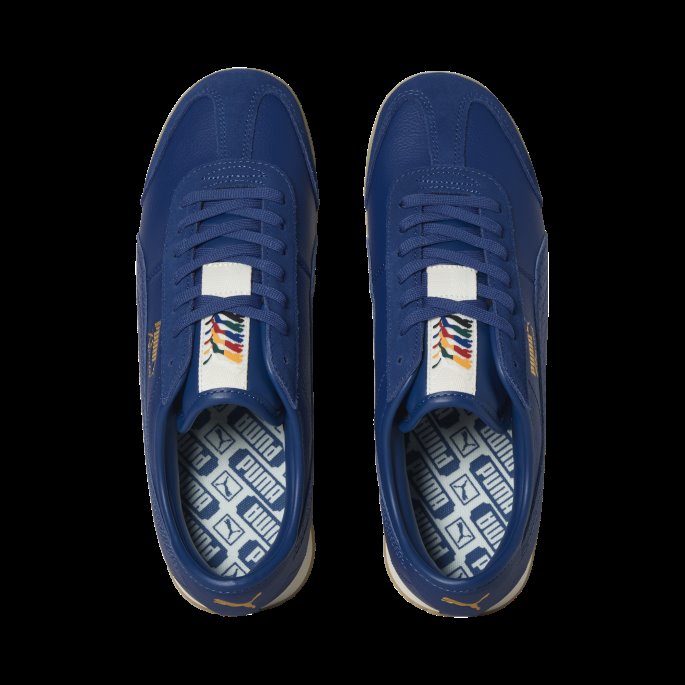 Roma '68 New Heritage Joggesko Flammende Blå-gull Puma På Salg