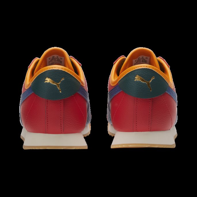 Puma På Tilbud Roma '68 New Heritage Joggesko Brente Rød-flammende Blå-gull