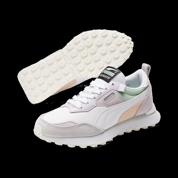 Rider Future Vintage Joggesko For Kvinner Puma På Tilbud Hvit-lavendel Tåke