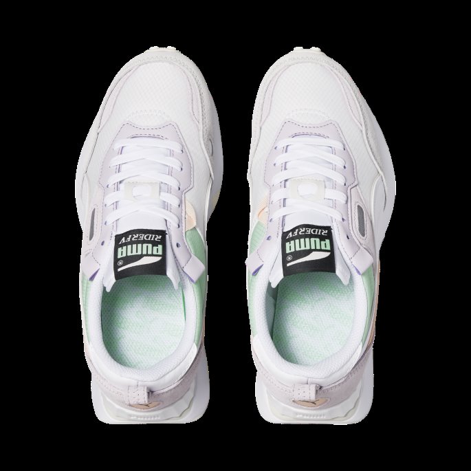 Rider Future Vintage Joggesko For Kvinner Puma På Tilbud Hvit-lavendel Tåke