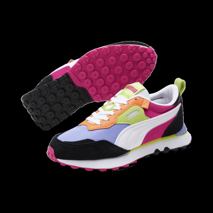 Rider Future Vintage Dame Joggesko Puma På Tilbud Elektro Lilla-hvit