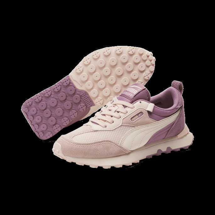 Rider Fv Color Block Dame Joggesko Rose Quartz-blee Grape Puma På Tilbud