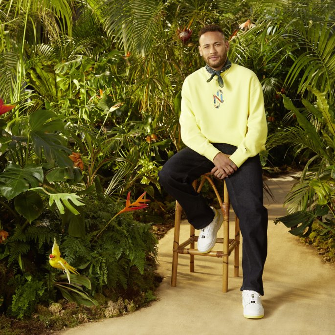 Puma På Tilbud White-limelight Slipstream Neymar Jr Joggesko