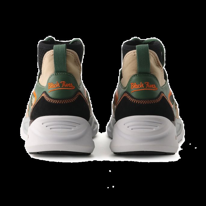 Dyp Skog-sand-kastanje Puma På Tilbud X Black Fives Trc Blaze Mid Joggesko