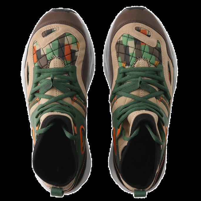 Dyp Skog-sand-kastanje Puma På Tilbud X Black Fives Trc Blaze Mid Joggesko