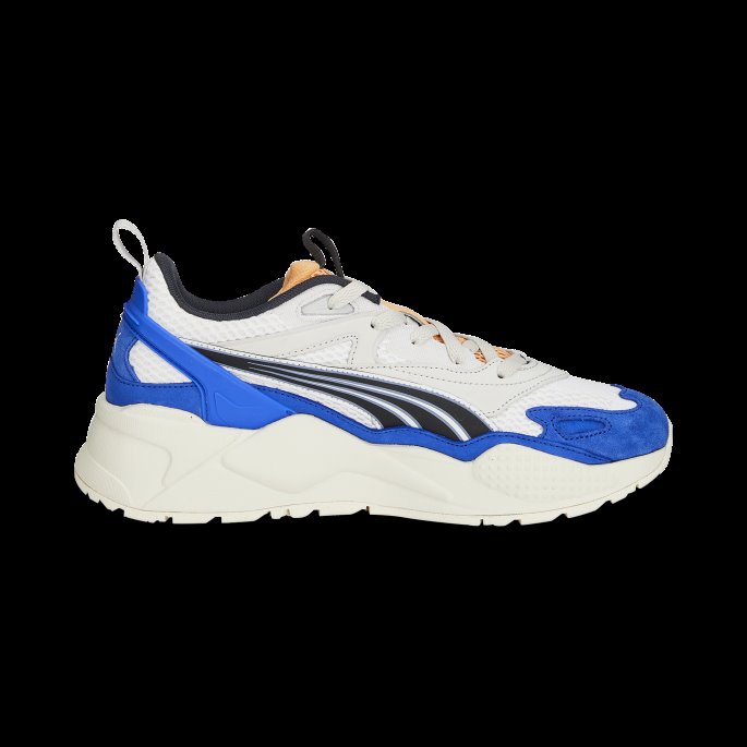 Puma På Tilbud Hvit-oransje Fersken Rs-x Efekt Joggesko