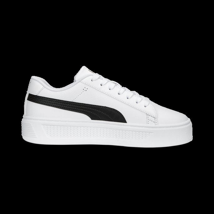 Smash Platform V3 Joggesko Dame Puma På Tilbud Hvit-svart-gull