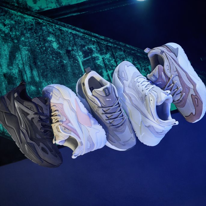 Bjørketre-hvit Rs-x Efekt Prm Joggesko Puma På Tilbud