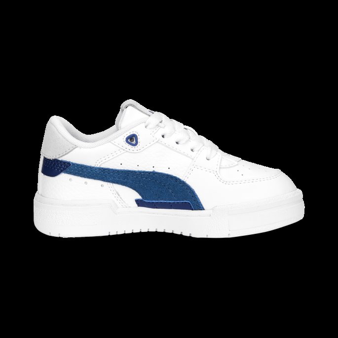 Puma På Tilbud Hvit-innsjø Blå-fjær Grå Ca Pro Glitch Trenere Barn