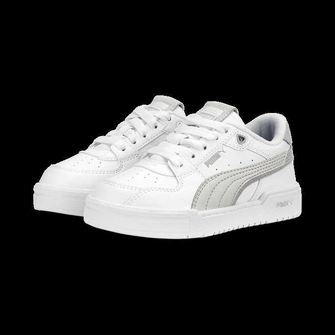 Hvit-havn Tåke-grå ​​puma På Tilbud Ca Pro Glitch Trenere Barn
