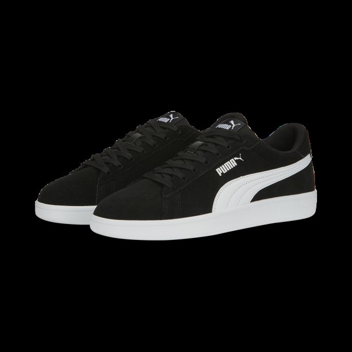 Puma På Tilbud Smash 3.0 Joggesko Sort-hvit