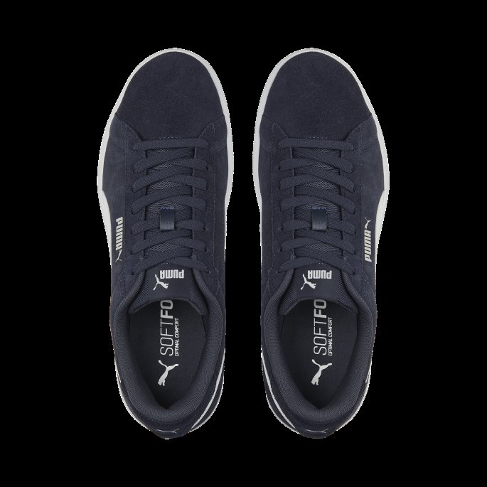 Smash 3.0 Sneakers Parisian Night-white-silver Puma På Tilbud