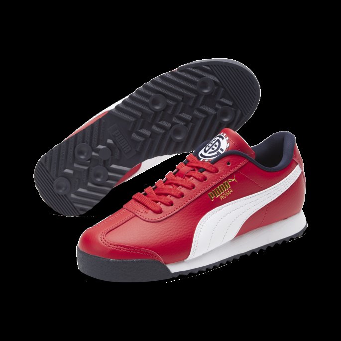 Høyrisiko Rød-hvit-peacoat Puma På Tilbud Roma Country Store Barnejoggesko