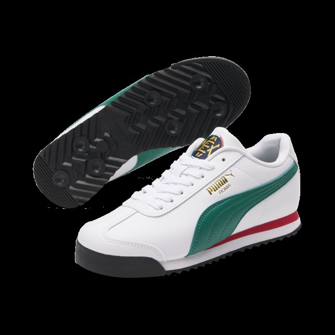 Puma På Tilbud Hvit-alpin Grønn-team Gull Roma Country Store Barnejoggesko