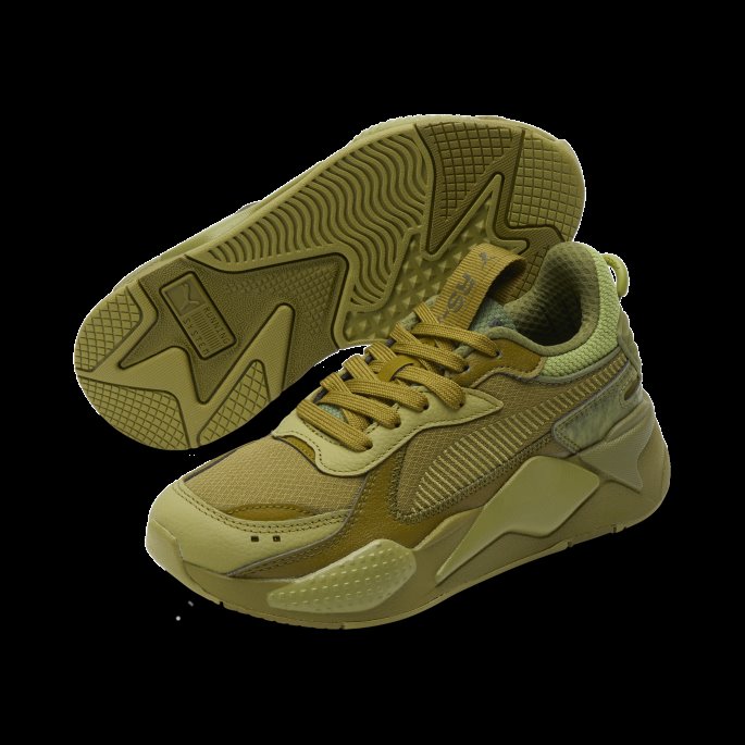 Capulet Oliven-avocado Rs-x Green Shades Store Barnejoggesko Puma På Tilbud