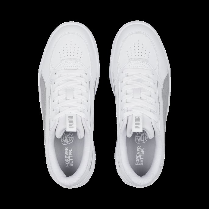 Hvit-matt Sølv Karmen Rebelle Metallics Joggesko Kvinner Puma På Tilbud