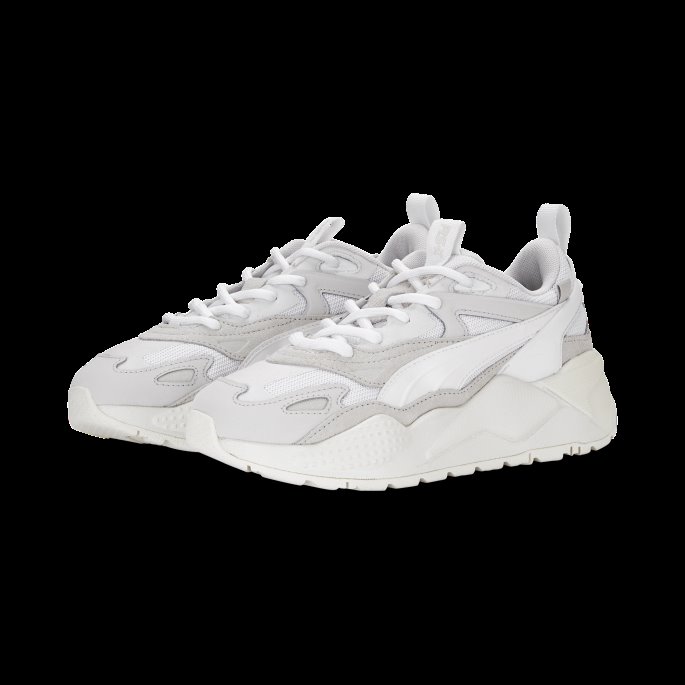 Puma På Tilbud Hvit-fjær Grå Rs-x Efekt Prm Sneakers Ungdom