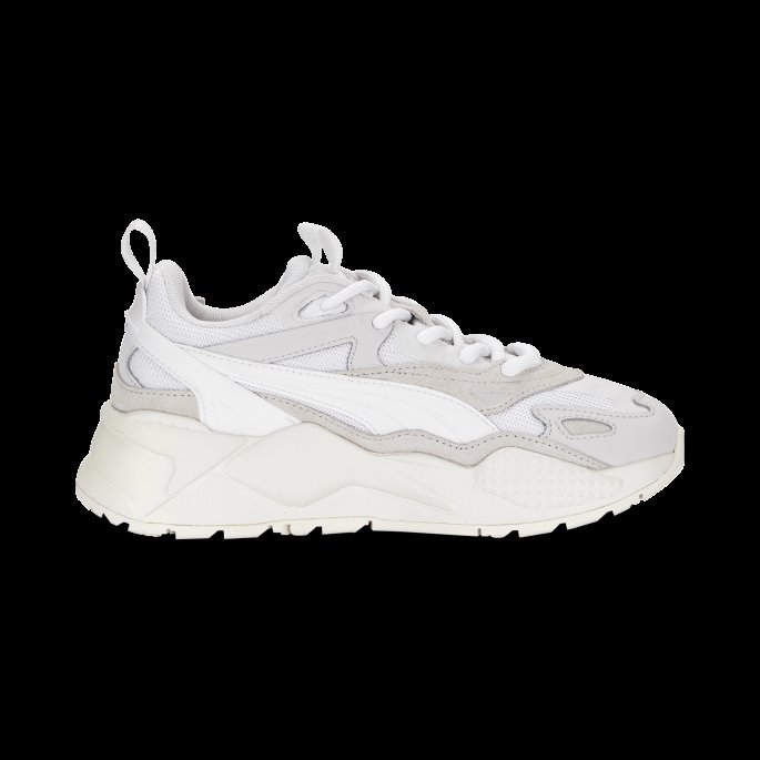 Puma På Tilbud Hvit-fjær Grå Rs-x Efekt Prm Sneakers Ungdom