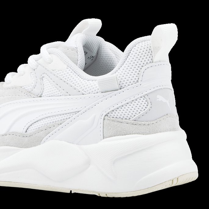 Hvit-fjær Grå Puma På Tilbud Rs-x Efekt Prm Joggesko Barn