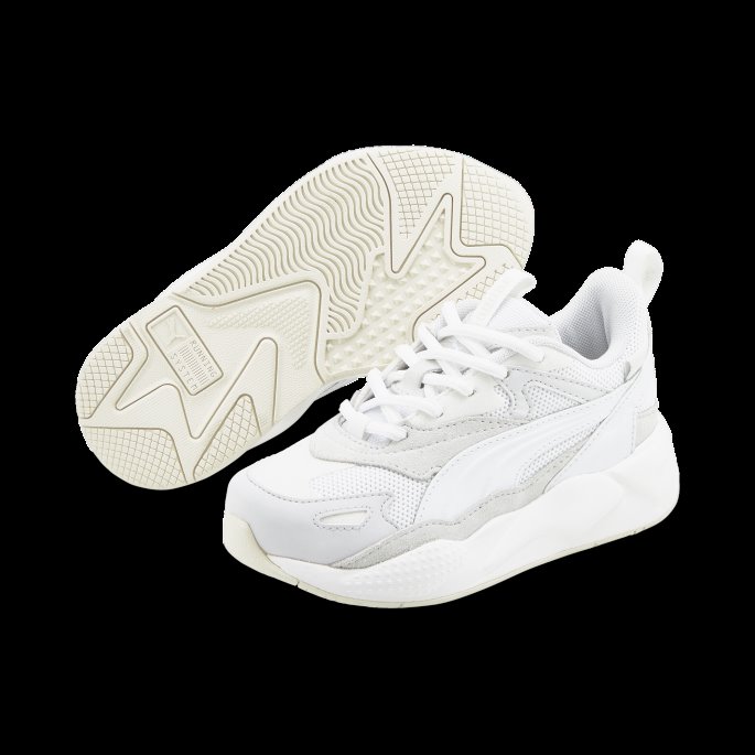 Puma På Tilbud Rs-x Efekt Prm Små Barnesko Hvitfjærgrå