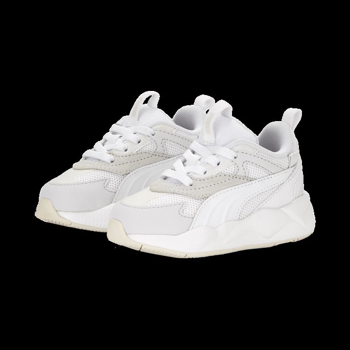 Hvit-fjær Grå Rs-x Efekt Prm Alternativ Lukking Joggesko Baby Puma På Tilbud