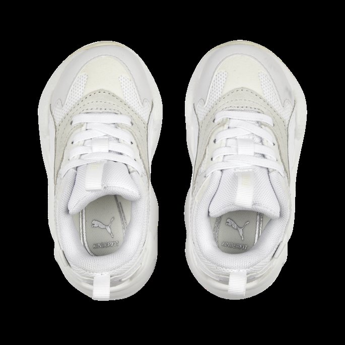 Hvit-fjær Grå Rs-x Efekt Prm Alternativ Lukking Joggesko Baby Puma På Tilbud