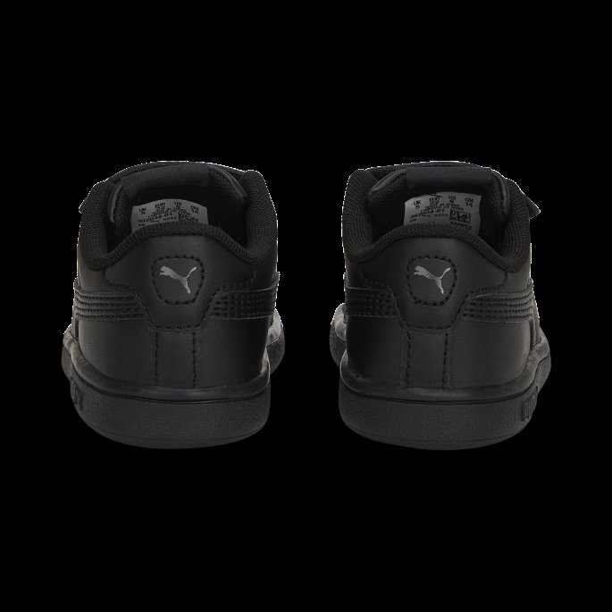 Black-shadow Grå Puma På Tilbud Smash 3.0 Leather V Sneakers Baby