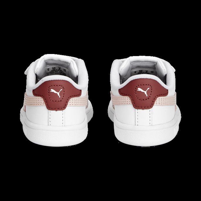 Smash 3.0 Leather V Sneakers Baby White-rose Dust-heartfelt Puma På Salg