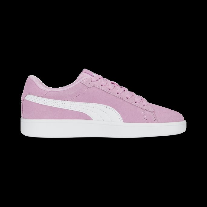 Smash 3.0 Semsket Sneakers Ungdom Lilla Chiffong-hvit Puma På Tilbud