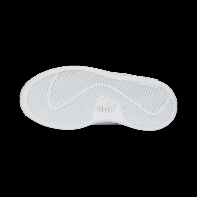 Lilla Chiffong-hvit Puma På Tilbud Smash 3.0 Semsket Sneakers Barn