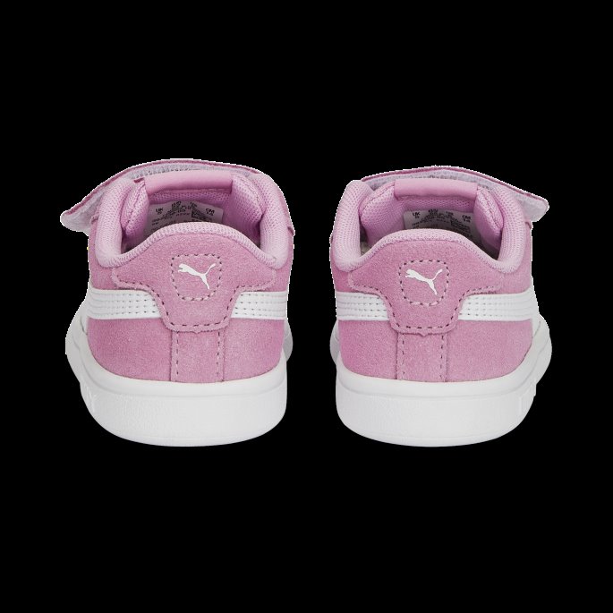 Puma På Tilbud Smash 3.0 Semsket Sneakers Baby Lilla Chiffon-hvit