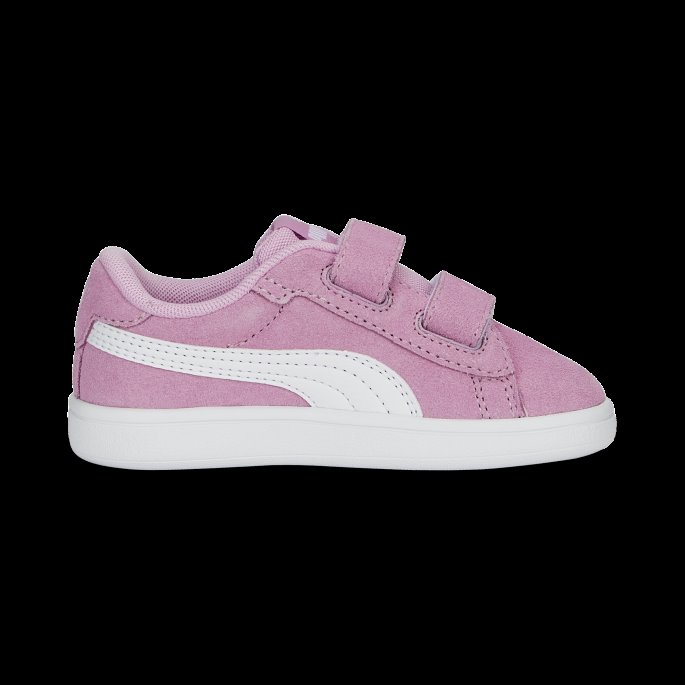 Puma På Tilbud Smash 3.0 Semsket Sneakers Baby Lilla Chiffon-hvit