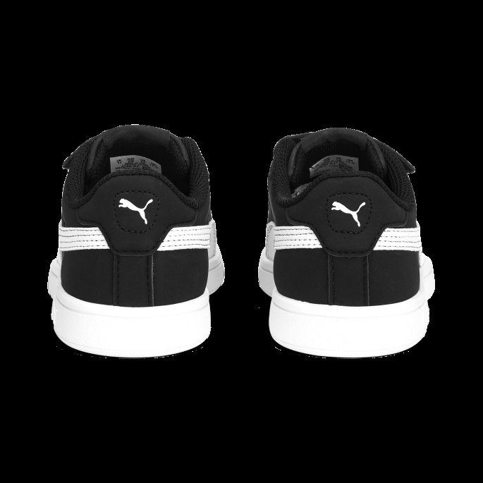 Puma På Tilbud Svart-hvit Smash 3.0 Buck Joggesko Barn