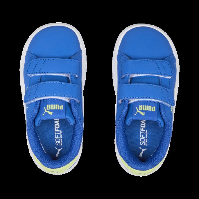 Puma På Tilbud Smash 3.0 Buck Joggesko Baby Victoria Blå-hvit-lilje Pad