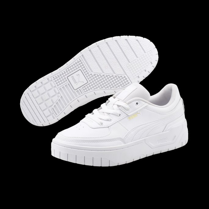 Hvit Cali Dream Skinn Joggesko Dame Puma På Salg