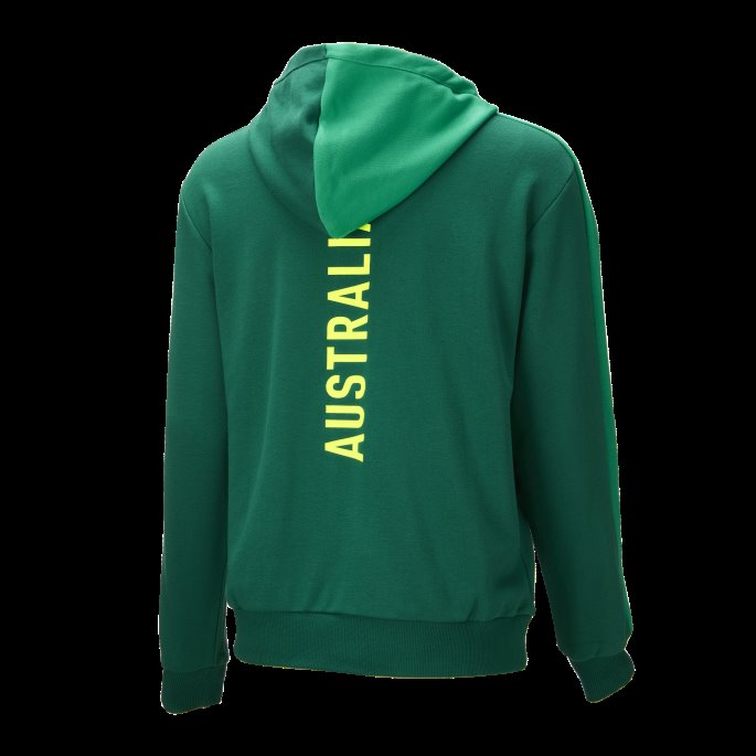 Friidrett Australia Kvinners Landsby Slitasje Hettegenser Alpine Green-au Puma På Salg