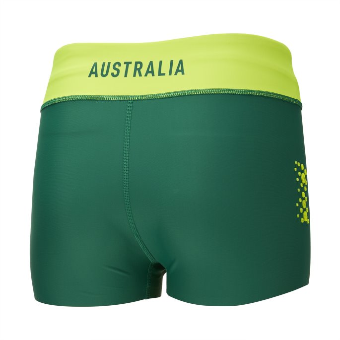 Friidrett Australia Dameløp Hot Pant Puma På Salg Alpine Green-au-po