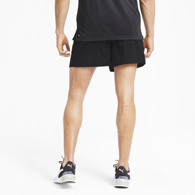 Puma På Tilbud Favoritt Vevd 5" Løpeshorts For Menn Svart