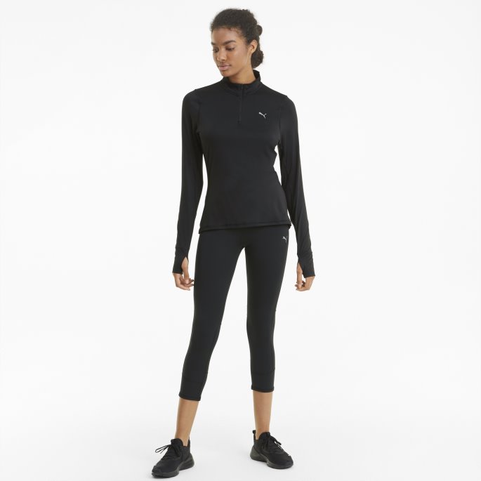 Puma På Tilbud Favoritt Dame 3-4 Løpeleggings Svart