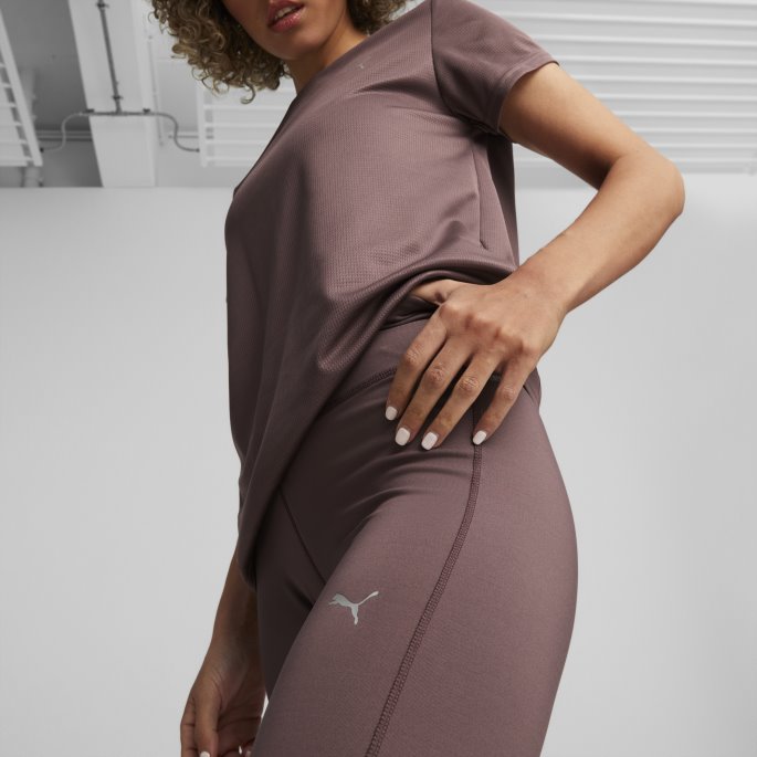 Favoritt Løpeleggings For Kvinner Puma På Tilbud Støvete Plomme