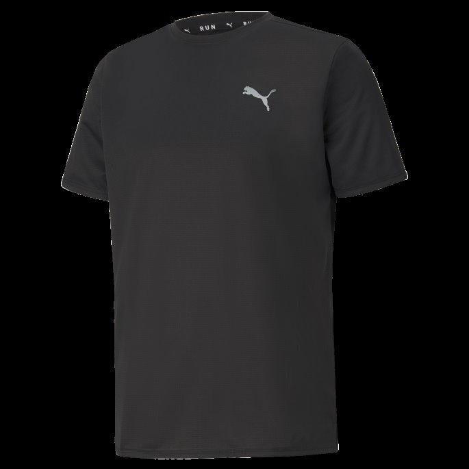 Puma På Tilbud Favoritt Kortermet Løpeskjorte For Menn Svart
