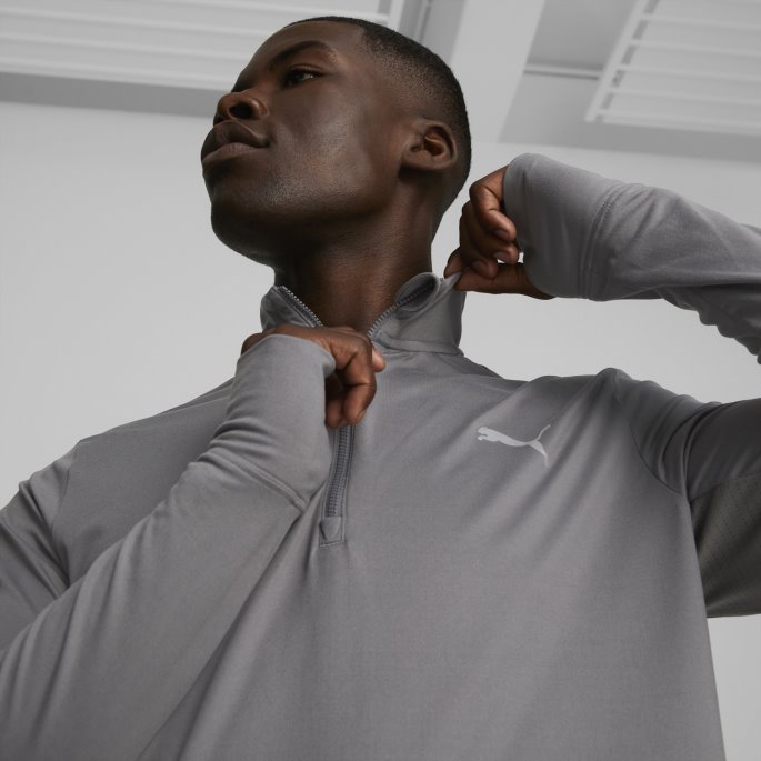Puma På Tilbud Favoritt Quarter-zip Herre Løpeskjorte Castlerock