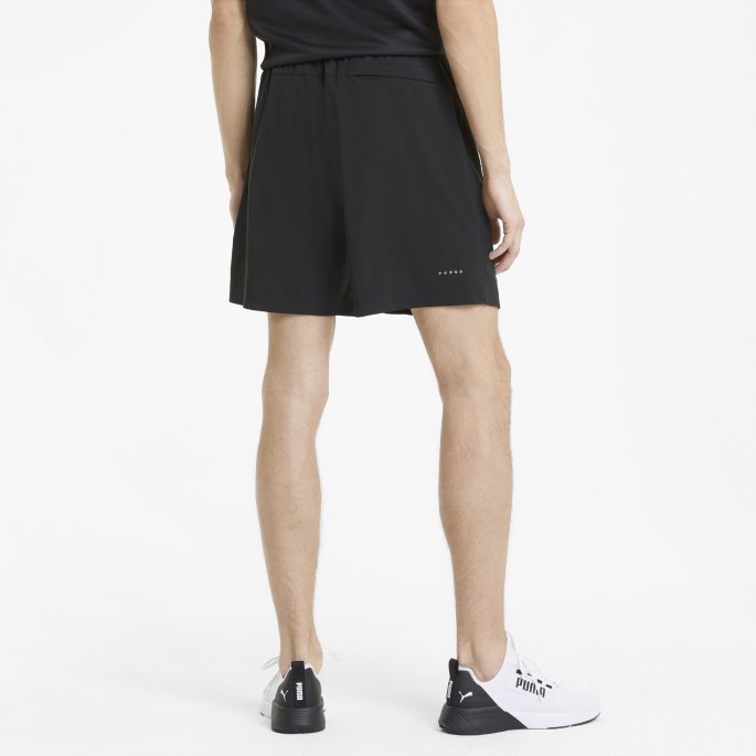 Puma På Tilbud Svart Favoritt Vevd 7" Løpeshorts For Menn