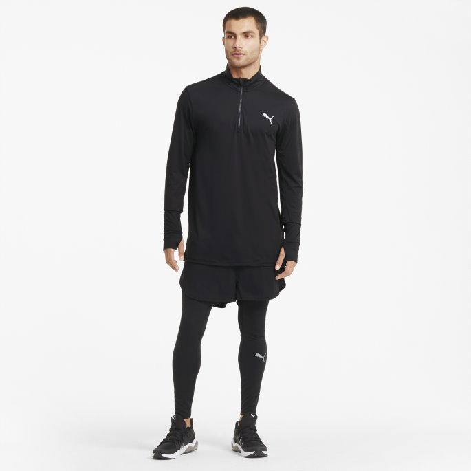 Puma På Tilbud Svart Favoritt Lang Løpetights For Menn