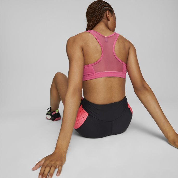 Mid Impact 4keeps Trenings-bh For Kvinner Puma På Tilbud Sunset Pink